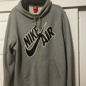 Nike Air Gray and Black Men's Hoodie